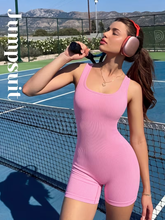 Load image into Gallery viewer, WOMEN'S BODYCON RIBBED ROMPER IN STORES NOW