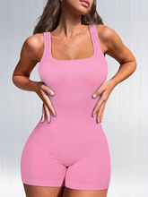Load image into Gallery viewer, WOMEN'S BODYCON RIBBED ROMPER IN STORES NOW