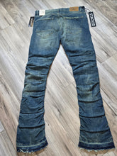 Load image into Gallery viewer, Jordan Craig Martin Stacked Ripple Effect Distressed Jeans (Lager) JTF1157