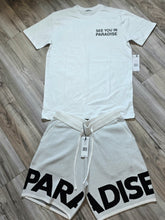 Load image into Gallery viewer, Jordan Craig Paradise T-Shirt &amp; Paradise Knit Shorts (White)