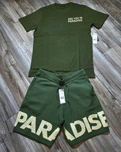 Load image into Gallery viewer, Jordan Craig Paradise T-Shirt &amp; Paradise Knit Shorts (Olive)