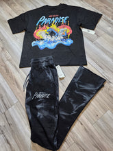 Load image into Gallery viewer, Jordan Craig Sea Monster Cropped Boxy T-Shirt (Black)(Joggers sold separately!)