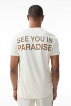 Load image into Gallery viewer, Jordan Craig Paradise T-Shirt &amp; Paradise Knit Shorts (Cream)