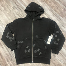 Load image into Gallery viewer, JORDAN CRAIG SYIP ZIP UP HOODIE (JET BLACK)