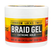 Load image into Gallery viewer, ALLDAY LOCKS EXTREME HOLD BRAID GEL 10oz