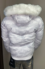 Load image into Gallery viewer, JORDAN CRAIG SYIP EMBOSSED PUFFER JACKET (ARTIC CAMO)