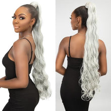 Load image into Gallery viewer, JANET COLLECTION REMY ILLUSION SNATCH WRAP BODY 34"