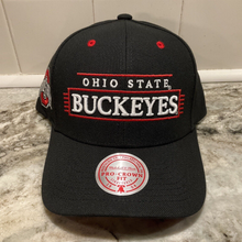 Load image into Gallery viewer, MITCHELL AND NESS OHIO STATE BUCKEYES PRO CROWN FIT SNAPBACK