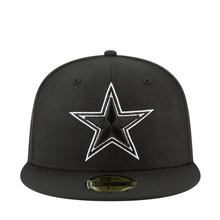 Load image into Gallery viewer, NEW ERA DALLAS COWBOYS BLACK 59FIFTY FITTED