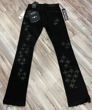 Load image into Gallery viewer, JORDAN CRAIG SYIP CROSS MARTIN STACKED JEANS (BLACK)