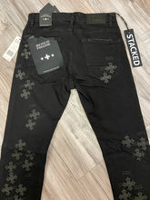 Load image into Gallery viewer, JORDAN CRAIG SYIP CROSS MARTIN STACKED JEANS (BLACK)