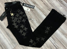 Load image into Gallery viewer, JORDAN CRAIG SYIP CROSS MARTIN STACKED JEANS (BLACK)