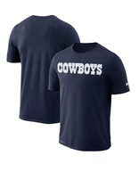 Load image into Gallery viewer, NIKE DALLAS COWBOYS DRI-FIT ESSENTIAL WORDMARK TEE - NAVY