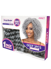 Load image into Gallery viewer, JANET COLLECTION REMY ILLUSION SHORT 3PCS DEEP