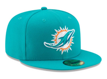 Load image into Gallery viewer, NEW ERA MIAMI DOLPHINS TEAL 59FIFTY FITTED