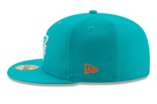 Load image into Gallery viewer, NEW ERA MIAMI DOLPHINS TEAL 59FIFTY FITTED