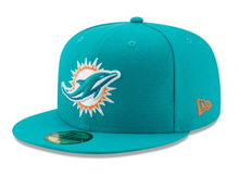 Load image into Gallery viewer, NEW ERA MIAMI DOLPHINS TEAL 59FIFTY FITTED