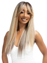 Load image into Gallery viewer, JANET COLLECTION MELT HD VEIL BANG 360 LACE 13X6 DOMI WIG