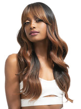 Load image into Gallery viewer, JANET COLLECTION MELT HD VEIL BANG 360 LACE 13X6 FUJU WIG