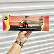 Load image into Gallery viewer, GOLD-N-HOT PROFESSIONAL CERAMIC SPRING CURLING IRON