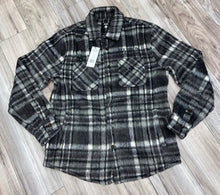 Load image into Gallery viewer, JORDAN CRAIG SYIP FLANNEL SHACKET (INDUSTRIAL BLACK)