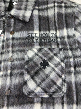 Load image into Gallery viewer, JORDAN CRAIG SYIP FLANNEL SHACKET (INDUSTRIAL BLACK)