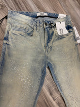 Load image into Gallery viewer, JORDAN CRAIG LIQUID CRYSTAL- RHINESTONE STACKED JEANS JTF2316 (ICE ANTIQUE)