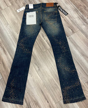 Load image into Gallery viewer, JORDAN CRAIG LIQUID CRYSTAL- RHINESTONE STACKED JEANS JTF2316 (VINTAGE)
