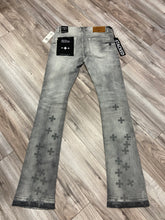Load image into Gallery viewer, JORDAN CRAIG SYIP CROSS STACKED JEANS JTFP2318 (CEMENT WASH)