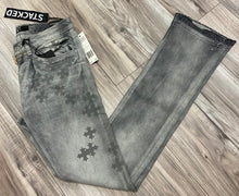 Load image into Gallery viewer, JORDAN CRAIG SYIP CROSS STACKED JEANS JTFP2318 (CEMENT WASH)