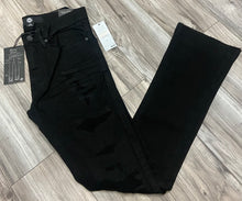 Load image into Gallery viewer, JORDAN CRAIG STACKED JEANS WITH SHREDS JTF934R (BLACK)