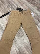 Load image into Gallery viewer, JORDAN CRAIG STACKED JEANS WITH SHREDS JTF934R (KHAKI)