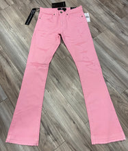 Load image into Gallery viewer, JORDAN CRAIG STACKED JEANS WITH SHREDS JTF934R (PINK)