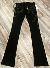 Load image into Gallery viewer, JORDAN CRAIG SYIP CROSS STACKED JEANS JTFP2318 (BLACK)