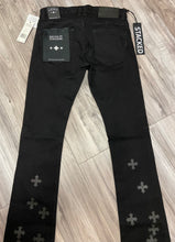 Load image into Gallery viewer, JORDAN CRAIG SYIP CROSS STACKED JEANS JTFP2318 (BLACK)