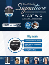Load image into Gallery viewer, HARLEM 125 KIMA SIGNATURE V-PART WIG SOFT YAKI 26"(KSV03)