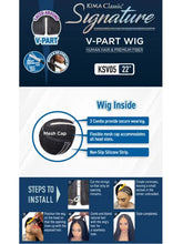 Load image into Gallery viewer, HARLEM 125 KSV05 KIMA SIGNATURE V-PART WIG 22"