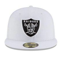 Load image into Gallery viewer, NEW ERA LAS VEGAS RAIDERS WHITE 59FIFTY FITTED