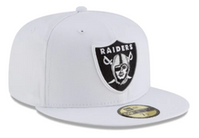 Load image into Gallery viewer, NEW ERA LAS VEGAS RAIDERS WHITE 59FIFTY FITTED
