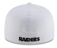 Load image into Gallery viewer, NEW ERA LAS VEGAS RAIDERS WHITE 59FIFTY FITTED