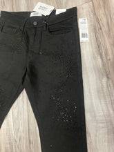 Load image into Gallery viewer, JORDAN CRAIG LIQUID CRYSTAL- RHINESTONE STACKED JEANS JTF2316A (JET BLACK)