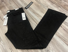 Load image into Gallery viewer, JORDAN CRAIG LIQUID CRYSTAL- RHINESTONE STACKED JEANS JTF2316A (JET BLACK)