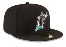 Load image into Gallery viewer, NEW ERA FLORIDA MARLINS WORLD SERIES BLACK WOOL 59FIFTY FITTED