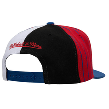 Load image into Gallery viewer, MITCHELL AND NESS PHILADELPHIA 76ERS PINSTRIPE SNAPBACK