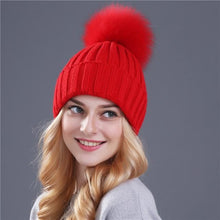 Load image into Gallery viewer, WINTER POM POM TWIST HATS (CAP)