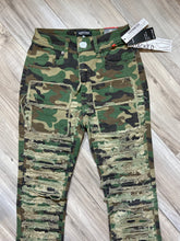 Load image into Gallery viewer, RED FOX WOMEN'S STACKED FRAYED HEAVY TWILL PANTS PA4416 (WOODLAND)