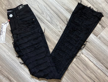 Load image into Gallery viewer, RED FOX WOMEN'S STACKED TWILL PANTS PA4418 (JET BLACK)