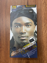 Load image into Gallery viewer, BLACK ICE PRE-TIED TURBAN ASSORT WITH TASSEL (ONE SIZE)