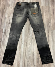 Load image into Gallery viewer, COPPER RIVET DESTRUCTED BLACK JEAN 033034