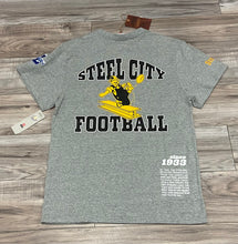 Load image into Gallery viewer, MITCHELL AND NESS TEAM ORIGINS PITTSBURGH STEELERS TEE